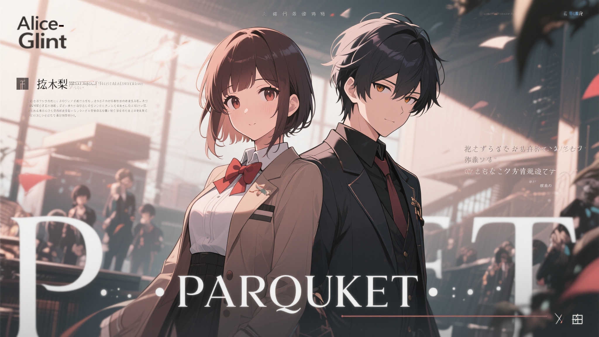AliceGlint《PARQUET》茨木梨乃与城门翼角色预购正式开启